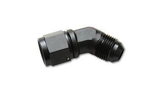 10An Female To -10An Male 45 Degree Swivel Adapter Fitting by Vibrant Performance – Stock, Aluminum, Black, Model 10774