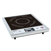 Slim Design Countertop Induction Range Cooker with One Burner by Adcraft – 13 in. W x 15.75 in. D x 2.38 in. H, Stainless Steel, Silver, Model IND-A120V