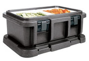 () Top-Load Food Pan Carrier - Ultra Pan Carrier by Cambro – 20-Quart, 12.0 inches, Plastic, Black, Model UPC160110