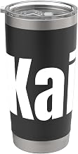 Kai Name Personalized First Names Epic Minimal Text Stainless Steel Insulated Tumbler