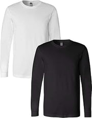 BELLA+CANVAS 3501-White/3501-Black-2XL-2pk Default Title 2XL