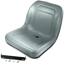 Replacement Gray High Back Seat Fits Dixie Chopper 2000 Lawn Mowers | Fits Xw2002-60, Xw2200-60