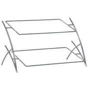Buffet Stand Cake Stand 2-Tier Buffet - 28" L x 25" W x 14" H by HUBERT – Metal, Flint, Model 688640139344
