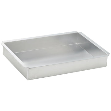 2-Inch Deep Aluminum Rectangular Cake Pan by Winco – 9" x 13" x 2", 2.0 inches, Aluminum, Model ACP-0913