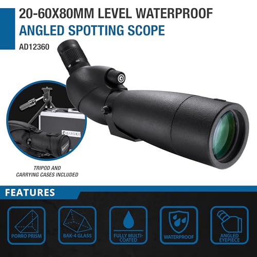Barska 20-60x80mm / 20-60x80 / Black Spotting Scopes