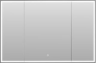 Fenice 48" Aluminum Surface-Mount/Reccessed Lighted Mirror Medicine Cabinet