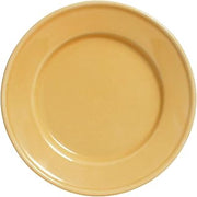 Tuxton China DYA-074 Plate, 7-1/2" Diameter, Round, Wide Rim, Microwave and Dishwasher Safe, Oven Proof, Fully Vitrified, Ceramic, DuraTux, Assorted Colors, Pack of 36