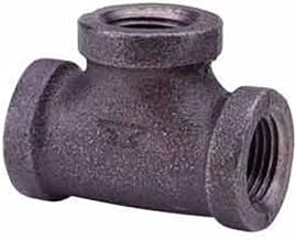 Anvil 0810030809 2" Black Malleable Tee, Lead Free, 150 PSI