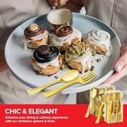 Stock Your Home Gold / 4 Inch / Modern Spoons