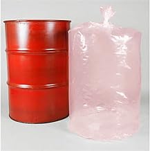 Global Industrial Flexible Round Bottom Antistatic Drum Liners 4 mil 100 Units per Case, Lot of 100
