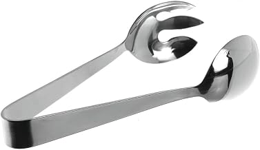 HUBERT Serving Tongs Hollow Handle Buffet Tongs Stainless Steel - 6"L