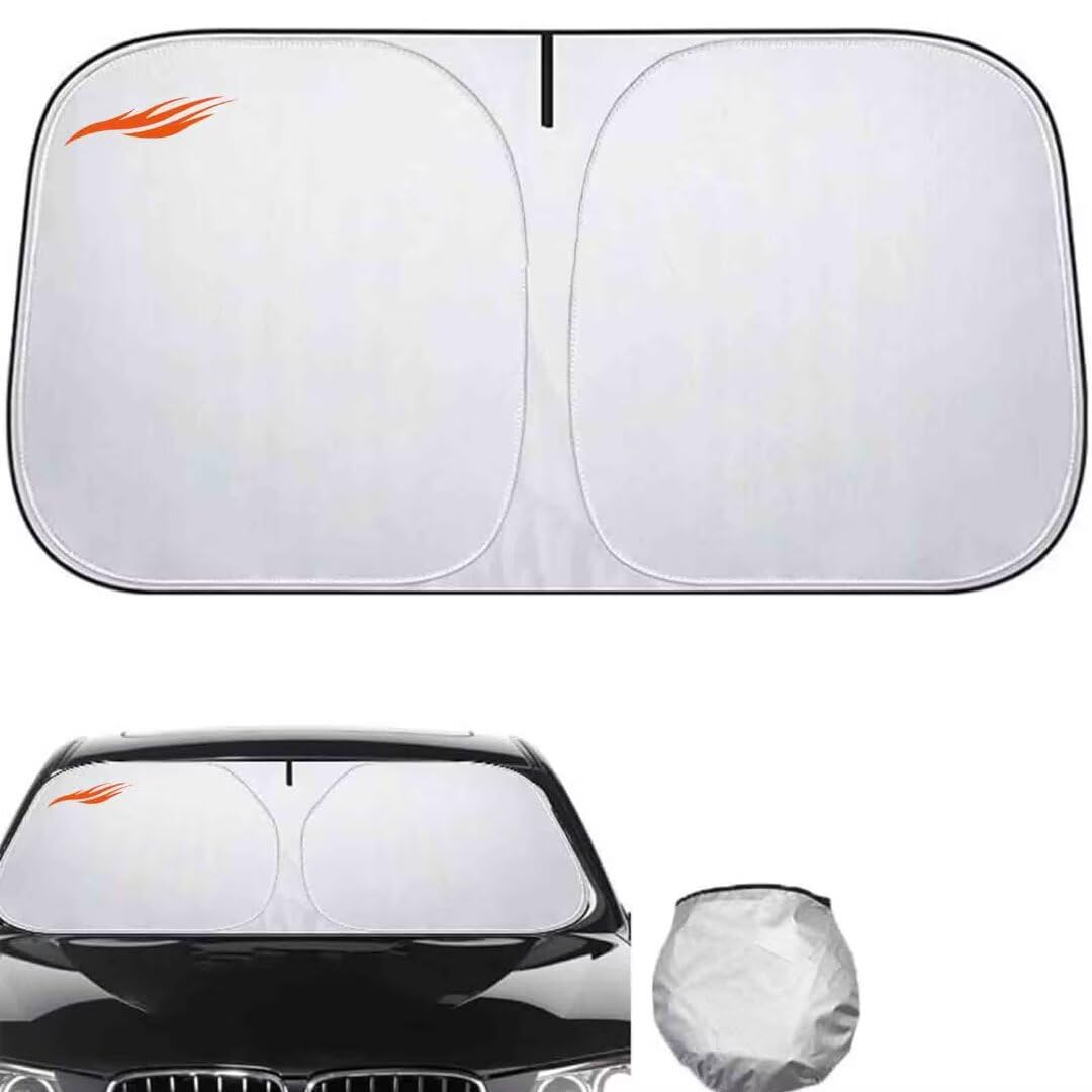 Compatible with BMW M3 CSL E by generic – Compatible with M3 CSL E46, Polyester, silver, Model windscreen sun shade