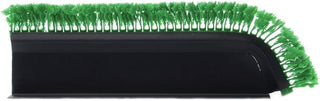 Angled Black T Shape Plastic Divider with Green Parsley - 18"L x 3 1/2"H