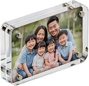 Azar Displays 104438-RND Acrylic Block 4.5" x 3" Vertical/Horizontal Frame w/Rounded Corners