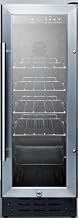 Summit 12” Beverage Center, Stainless Steel - SCR1225B | 2.2 cu.ft. Capacity, Commercially approved, Glass Door, STAR-K Certified