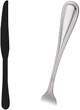 Balance - Med Weight Rim Style Mirror Finish 18/0 Dinner Knife - Case of 1 Dozen