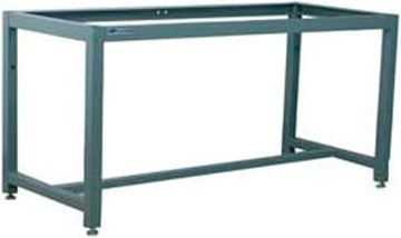 Fixed Height Box Tube Workbench Frame, 52" W X 27" D, Black