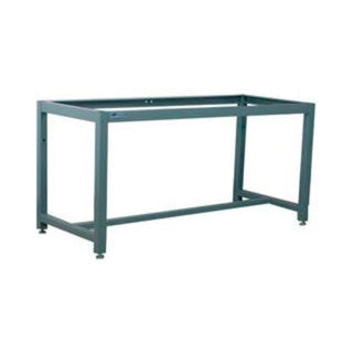 Fixed Height Box Tube Workbench Frame by Stackbin – 27"L x 52"W x 30.25"H, 16 Ga. 2" x 2" Box Tube Frame, Black, Model 4-51000-BK
