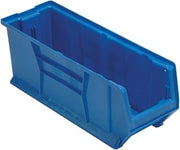 QUANTUM STORAGE SYSTEMS QUS951BL HULK Heavy Duty Part Organizer Blue Bins 24" L x 9" W x 9" H 6 Pack
