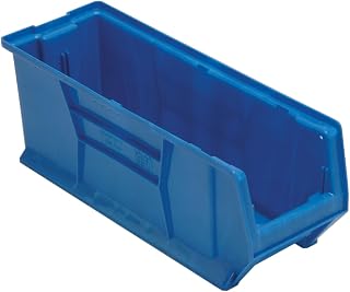 QUANTUM STORAGE SYSTEMS QUS951BL HULK Heavy Duty Part Organizer Blue Bins 24" L x 9" W x 9" H 6 Pack