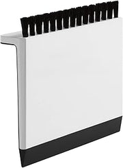 Kohler K-6379-0 Kitchen Sink Squeegee and Countertop Brush, Multi-Purpose, Cleans Wet and Dry Spills, Dishwasher Safe, White