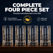 Anchor Hocking Manchester / 4 Pack Tea / 16.0 ounces Iced Tea Glasses