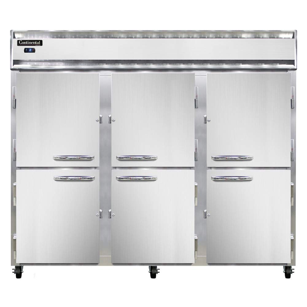 3FES-HD Extra-Wide Three Section Reach In Freezer by Continental Refrigerator – Model Continental Refrigerator 3FES HD