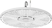 Lithonia Lighting White Round LED High Bay Light Adj Lumens, 4000K/5000K