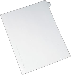 Avery Individual Legal Exhibit Dividers, Allstate Style, 49, Side Tab, 8.5 x 11 inches, Pack of 25 (82247)