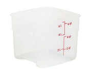 FreshPro Translucent Food Container 6QT (Pack of 6) by Cambro – 6QT, Pack of 1 Pack of 6, 6.0 quarts, Translucent White, Pack of 6, Model 6SFSPROPP190