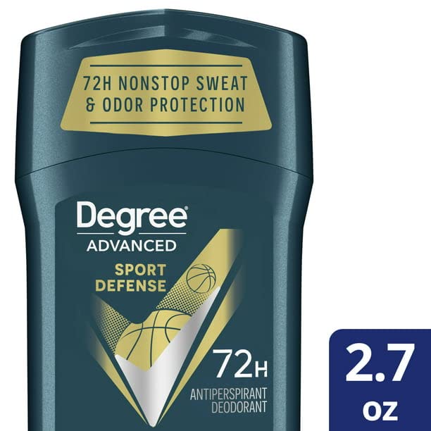 Sport Defense Advanced Protection Antiperspirant Deodorant Stick by Degree – 2.7 Ounce, Pack of 8, Model PPAX1199525