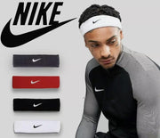 Premier Training Sport Headband - Thick by Nike – Polyester, White, Model Nike Premium Head Tie