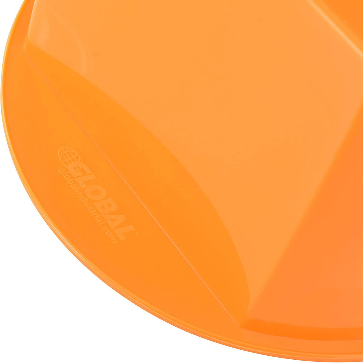 Plain Inventory Control Cone by Global Industrial – Polypropylene, Orange, Pack of 5, Model Orange