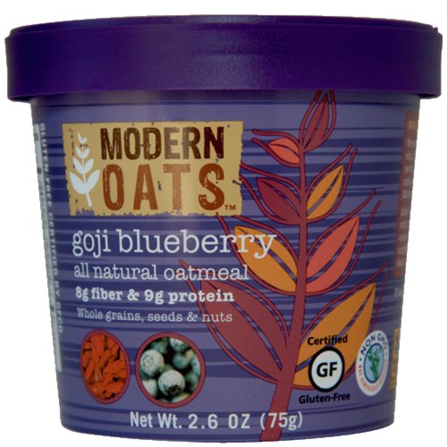 Modern Oats Goji Blueberry / 2.6 Ounce (Pack of 6) / 6 Breakfast Foods