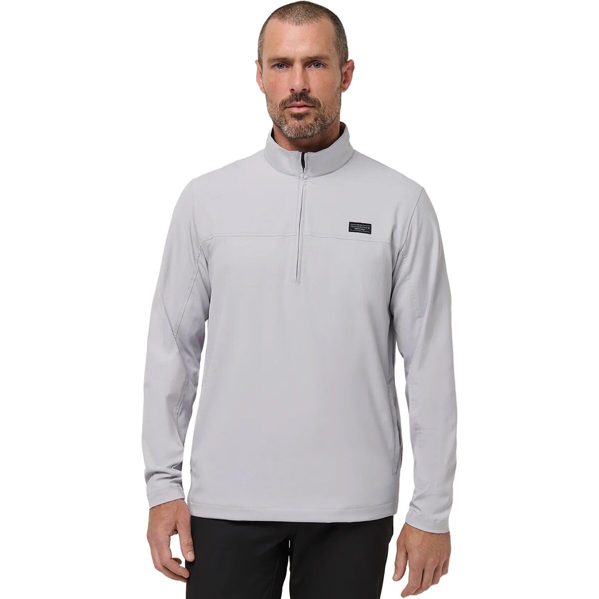 Mens Wanderlust Quarter Zip by TravisMathew – 3X-Large, Polyester Blend, Micro Chip, Model 1MAA041