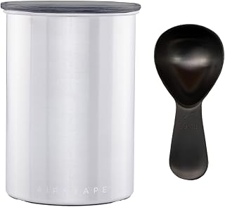 Planetary Design Airscape Stainless Steel Coffee Canister & Scoop Bundle - Food Storage