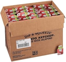 Heinz Jalapeno 0.95 Ounce Ketchup - Single Serve Packet, 500 per case.