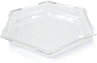 Rosseto SA101 Acrylic Hexagon Ice Bath Cooler, Medium, Clear