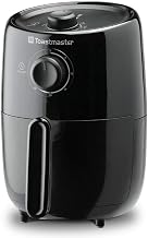 Toastmaster 2 Quart Air Fryer oil free frying auto shut off, nonstick inner basket (Black)
