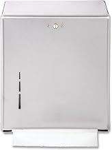 San Jamar T1900SS C-Fold/Multifold Towel Dispenser, Stainless Steel, 11 3/8 x 4 x 14 3/4 (SJMT1900SS)