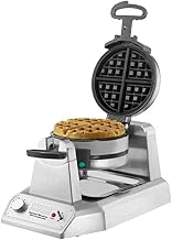 Waring Belgian Waffle Maker with Rotary Feature & 50 Waffles per Hour