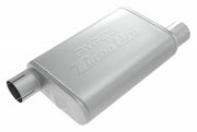 : Turbo Pro Muffler 2.5 Inch Offset Inlet/Offset Outlet by Pypes Performance Exhaust – Stock, Stainless Steel, Multi, Model MVT10