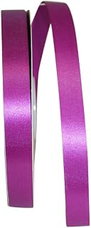 Reliant Ribbon Satin Supreme Ribbon, 5/8 Inch X 100 Yards, Fuchsia