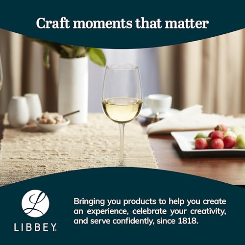 Libbey Classic White 6 / 6 count / Elegant Wine Glasses
