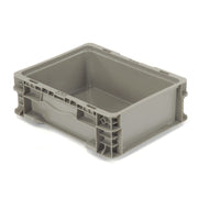 Straight Wall Container Solid NRSO1215-05 - 12 x 15 x 5 Gray by Monoflo International – 150.0 pounds, Polyethylene (PE), Gray, Model 652741