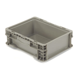Straight Wall Container Solid NRSO1215-05 - 12 x 15 x 5 Gray by Monoflo International – 150.0 pounds, Polyethylene (PE), Gray, Model 652741
