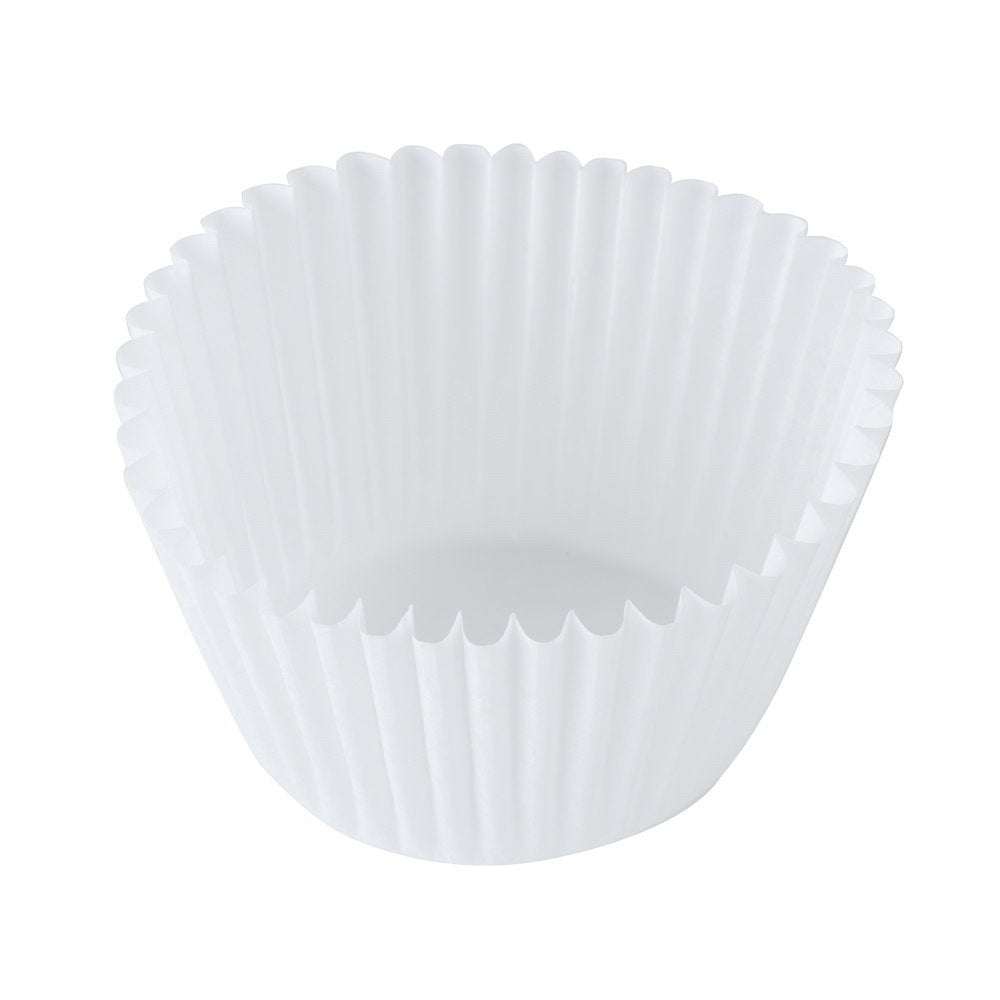 610070 6" White Fluted Bake Cup - 10000 / CS by Hoffmaster – 5 oz., 5.0 fluid_ounces, Paper, White, Model HFM610070