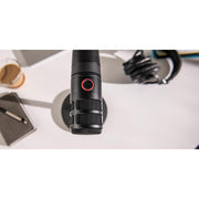 AT2040USB Hypercardioid Dynamic Podcast USB Microphone by Audio-Technica – 14.53 cm, Metal, Black, Model E99AT2040USB