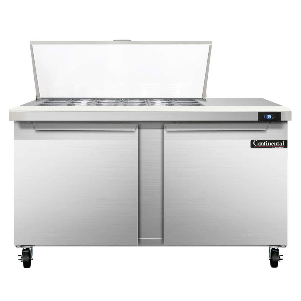 SW60-18M Mighty Top Sandwich Unit by Continental Refrigerator – 17.0 cubic_feet