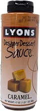Caramel Designer Dessert Sauce (Pack of 12 Bottles) by Lyons – Case